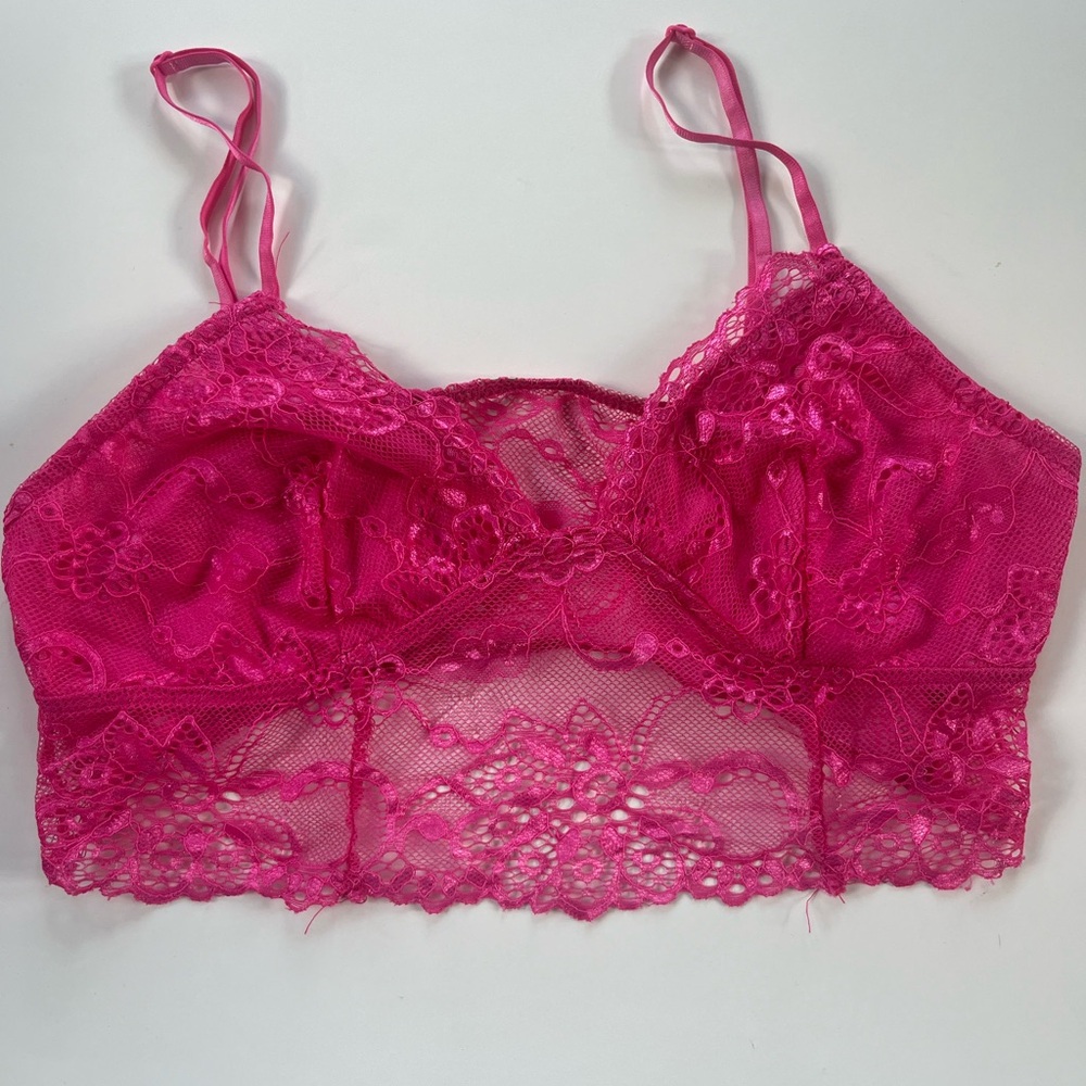 Pink Lingerie Top Size small